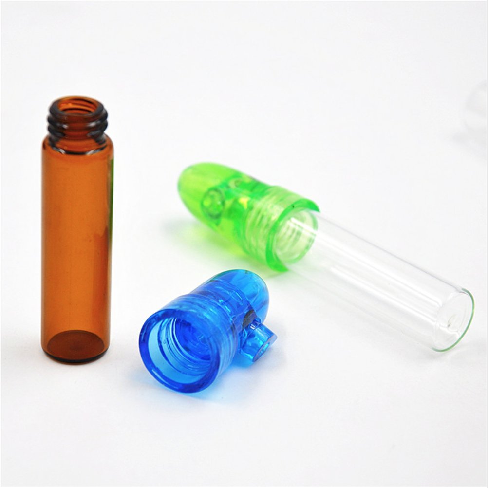 Dosatore Snuff M&M Smartek 82mm - Bottiglietta Per Sniff Colorata (Nero/Trasparente) - Foto 5