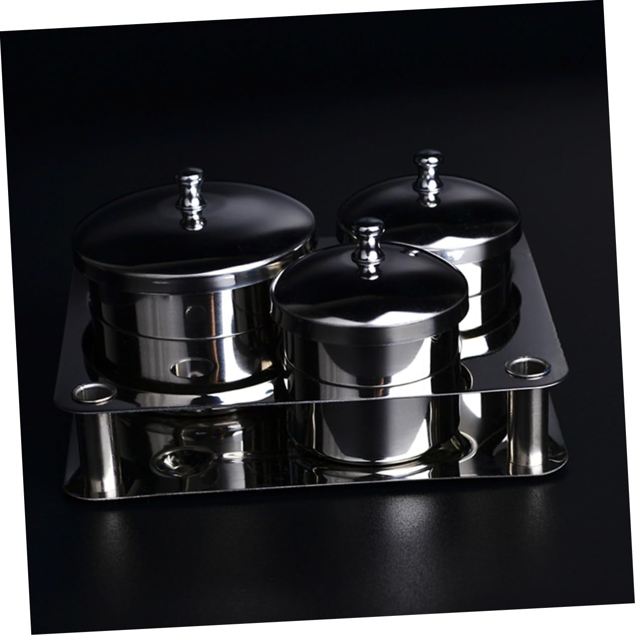 Stainless Steel Manicure Cup Multi Function Nail Dappen Bowls for Mixing Liquids and Soaking Professional Nail Art Cleaning Containers for Salon and Home Use