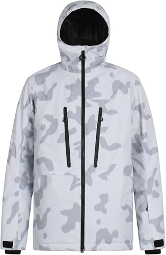 Miniatura 5 de BSASB Chaquetas de esquí para hombre y mujer, abrigos de invierno para snowboard, chaqueta cálida impermeable a prueba de viento para mujer, esquí,