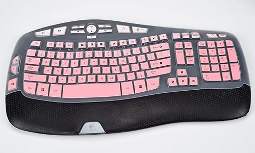 Miniatura 9 de Logitech K350 MK550 MK570 - Funda de teclado inalámbrico con ondas, color arcoíris
