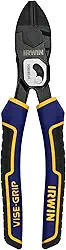 IRWIN Alicate de Corte Diagonal 8 Polegadas Vise-Grip, com Cabo Emborrachado, IWHT84001