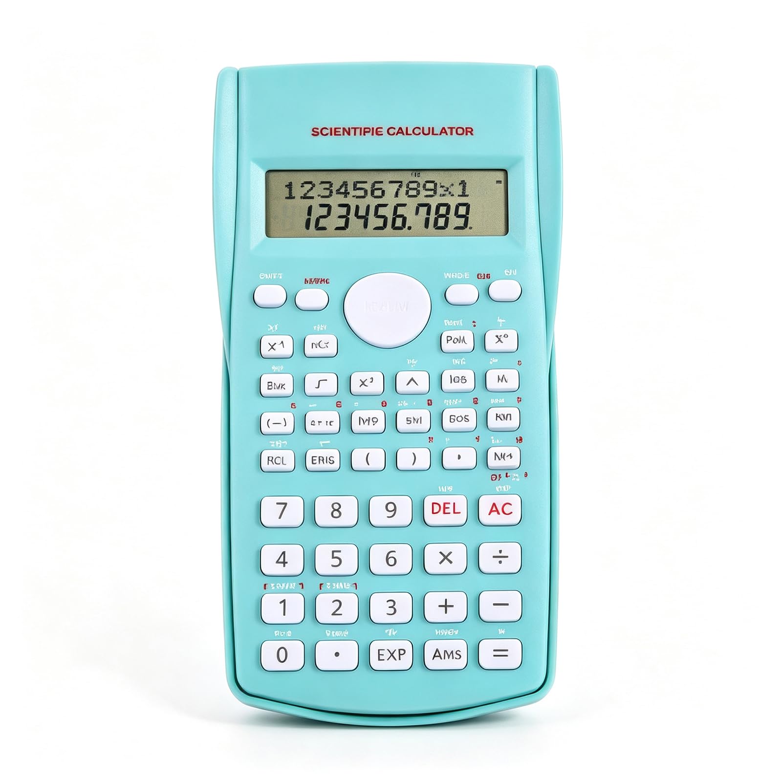TIECHI Scientific Calculator, 240 Functions Maths Calculator with Sliding Protective Cover, LCD School Calculators for Office Home Business Teachers (Green)