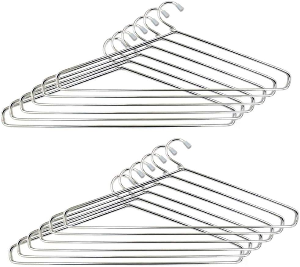 RJ ROJENO TM Steel Cloth Hanger (Heavy) - Pack of 12