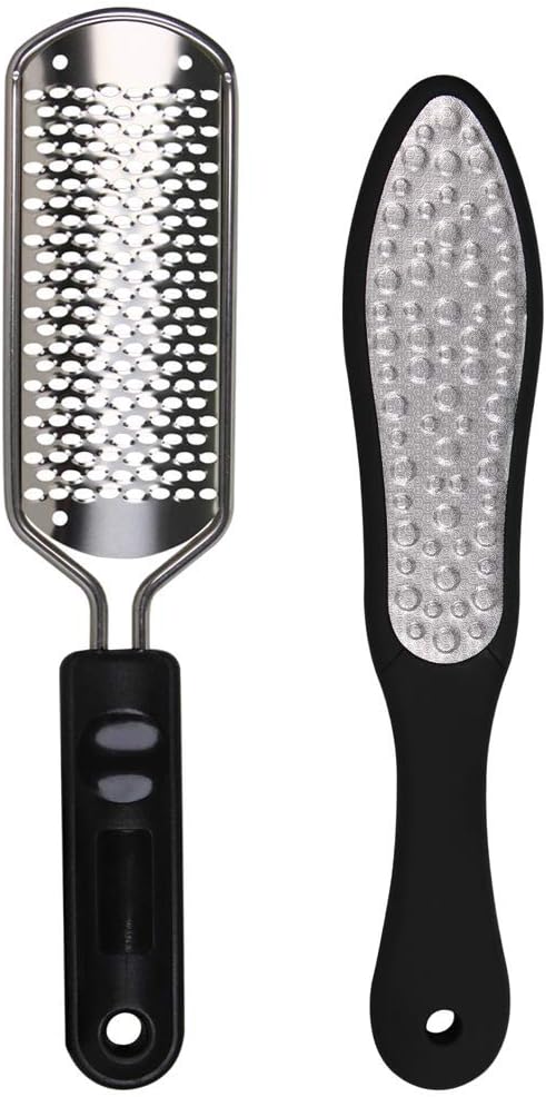 Oneleaf Foot File Professional Pedicure Rasp Cracked Skin Corns Callus Remover for Extra Smooth and Beauty Foot 2PCS