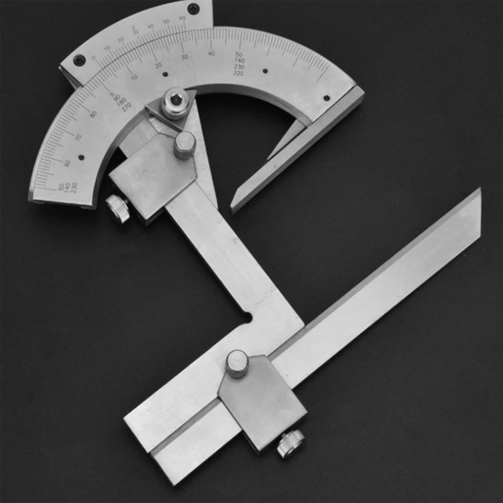 Règle de mesure d'angle biseautée pour menuiserie, travail du bois, construction