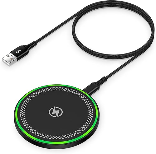 Cargador inalámbrico Samsung Cargador rápido inalámbrico para almohadilla de carga Cargador de teléfono inalámbrico para Android Samsung Galaxy