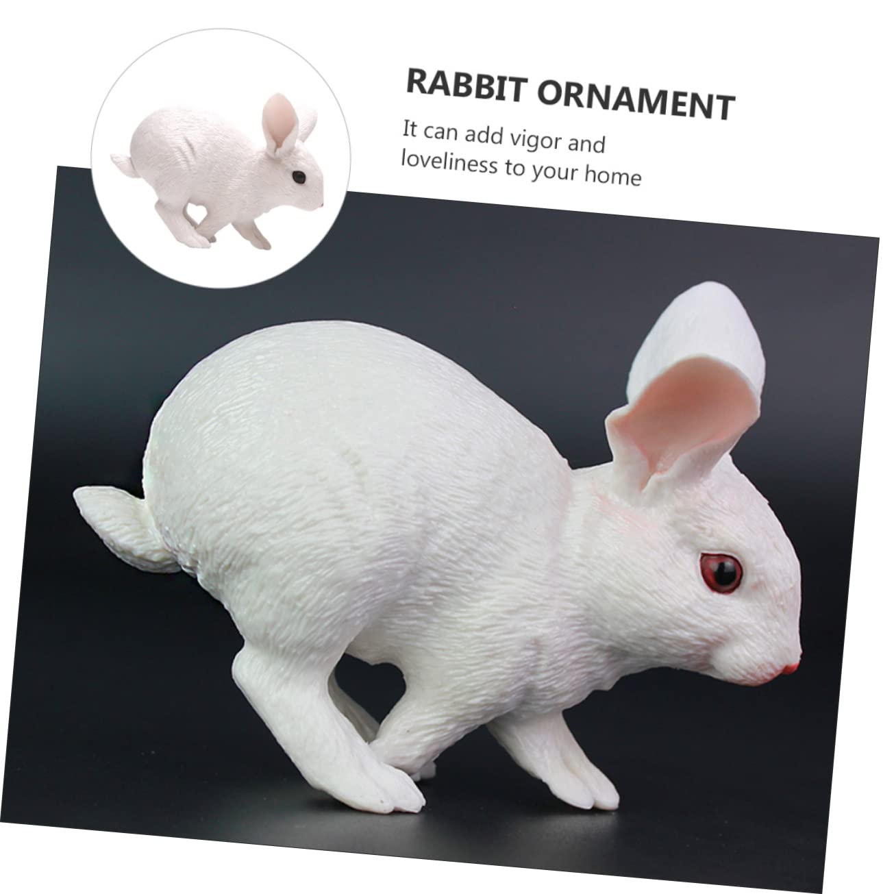 Toyvian 2 Pezzi Di Statuette Di Animali in Pvc Artigianale Per Decorazioni Da Tavolo