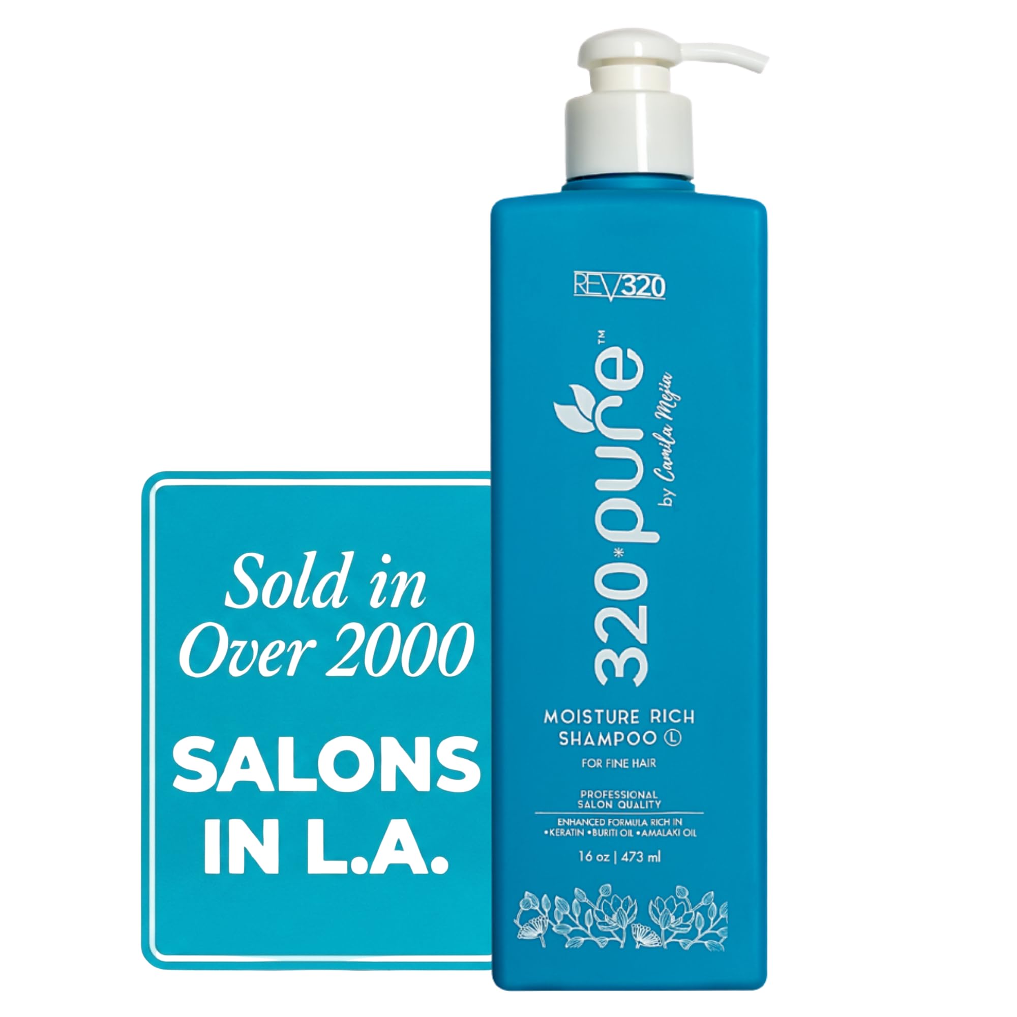 Amazon.com : 320Pure Moisture Rich Shampoo for Women 16oz Salon