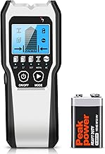 FOLAI Rilevatore,Sensore Elettronico 5 In 1, Scanner Da Parete,Rilevatore Di Tubi Metallici,Rilevatore Tubi Metallici con Display LCD per Rilevare Legno,Metallo,Cavi Nel Muro e Magnetico,Non Magnetico