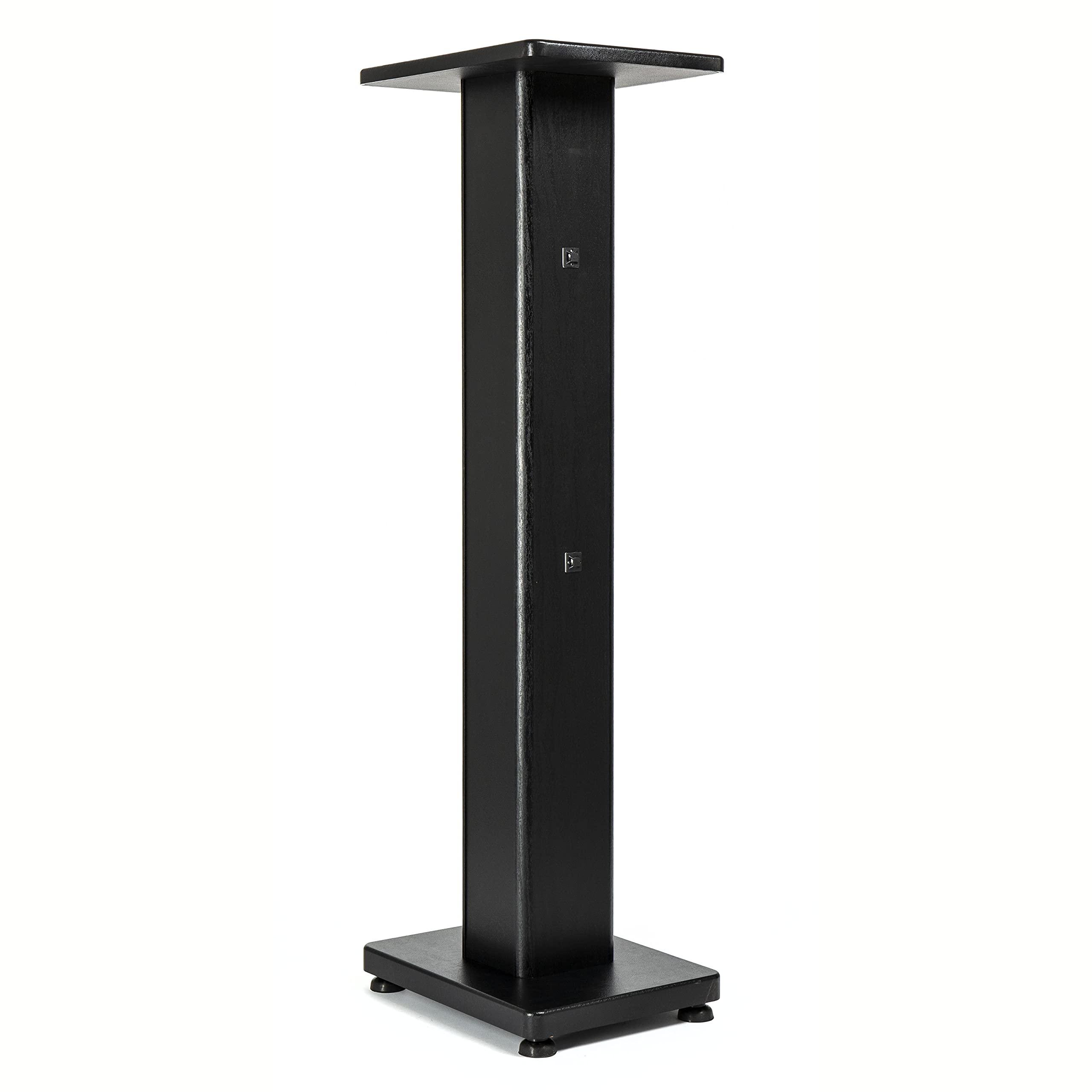 DB 060 Monitorständer, Eleganter Holzständer, Geeignet für 5-8" Lautsprecher, 90cm Höhe, Inklusive 2 Oberplatten, 2 Schraubfüße aus Gummi und Messing