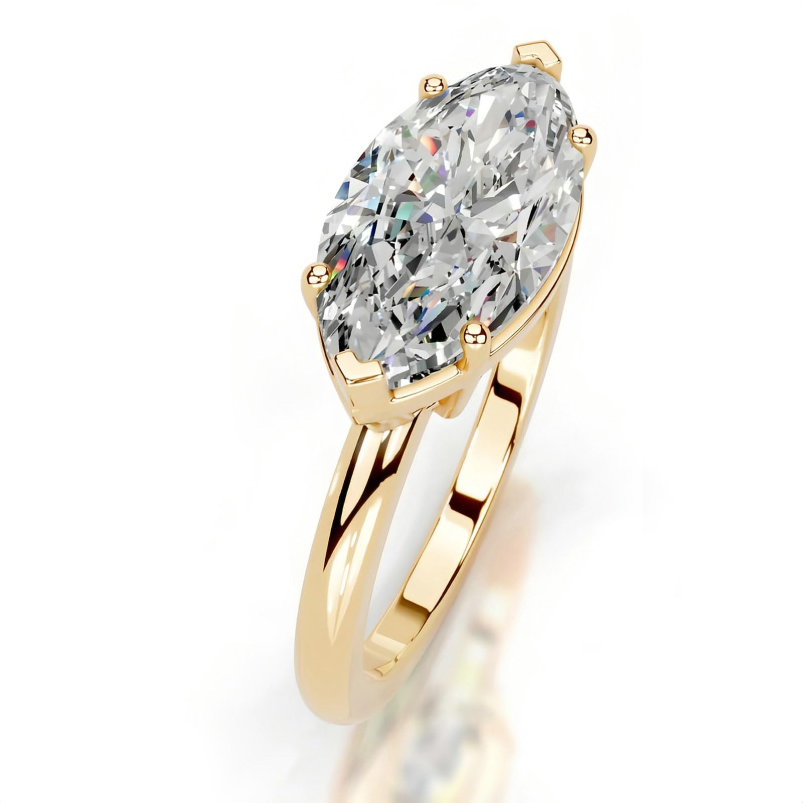Anillos de oro amarillo de 9 quilates, 14 quilates y 18 quilates