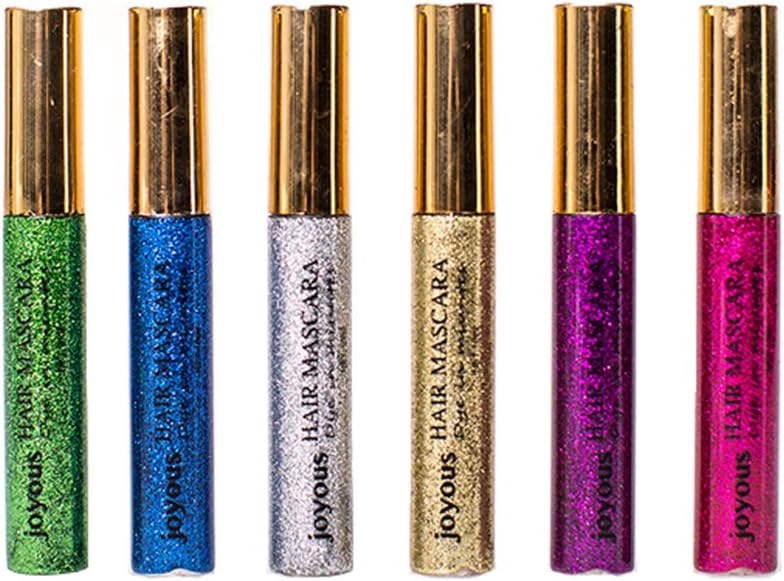 AWEN joyous Glitter Powder Hair Mascara Temporary Instant Hair Color Dye (6 colors)