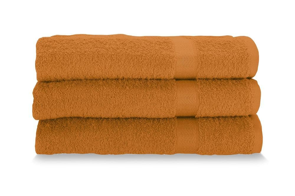 Gabel Asciugamani Viso, Spugna di Puro Cotone Idrofilo, 60 x 100 cm, Bruciato, Set da 3 Pezzi