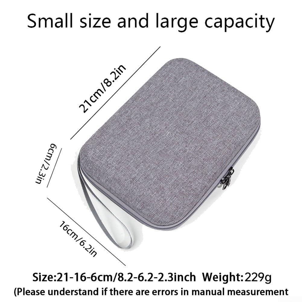 Carrying Case Fit For Osmo Mobile 7/7P, Travel & Portable PU Bag Fit For Osmo Mobile 7/7P, Stabilizer Travel Case Fit For Osmo Mobile 7/7P(Gray)