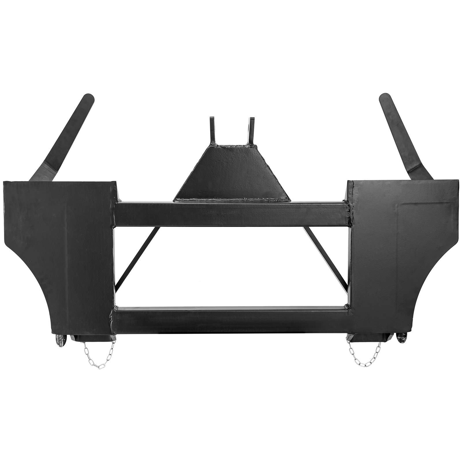 Quick Tach Adapter To Convert Skid Steer Black With Trailer Attachments 3 Point to Universal Quick Attach Adapter Skid Steer Tractor