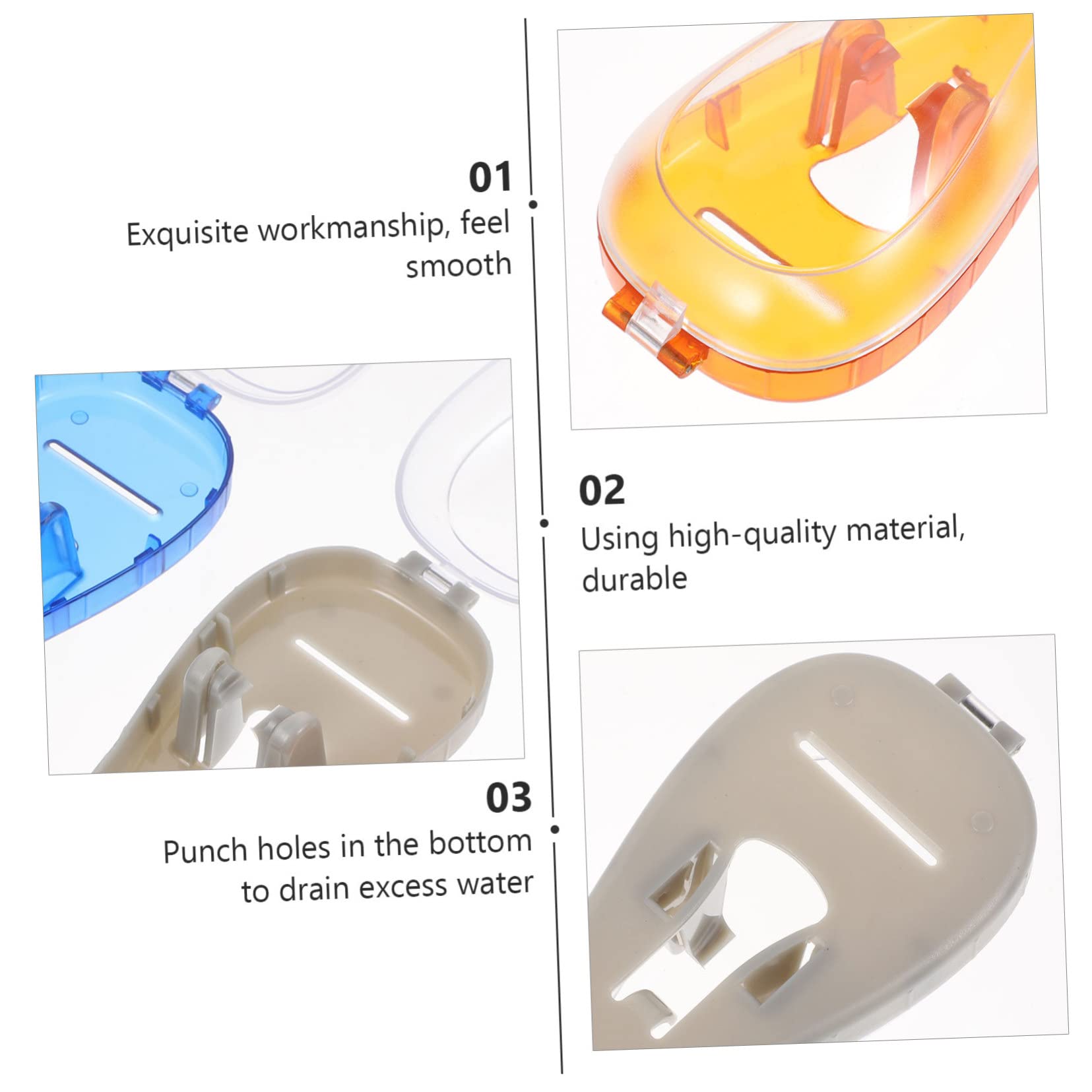 Étui de Protection pour Rasoir de Voyage Pc, Lot de 3 Pièces