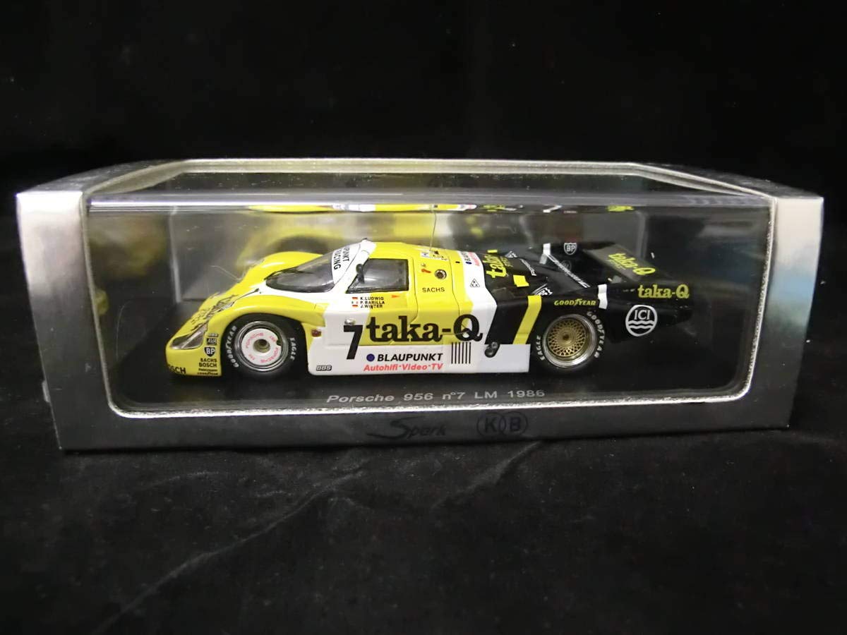 Amazon.co.jp: 1/43 ポルシェ 956 LM1986 ＃7 