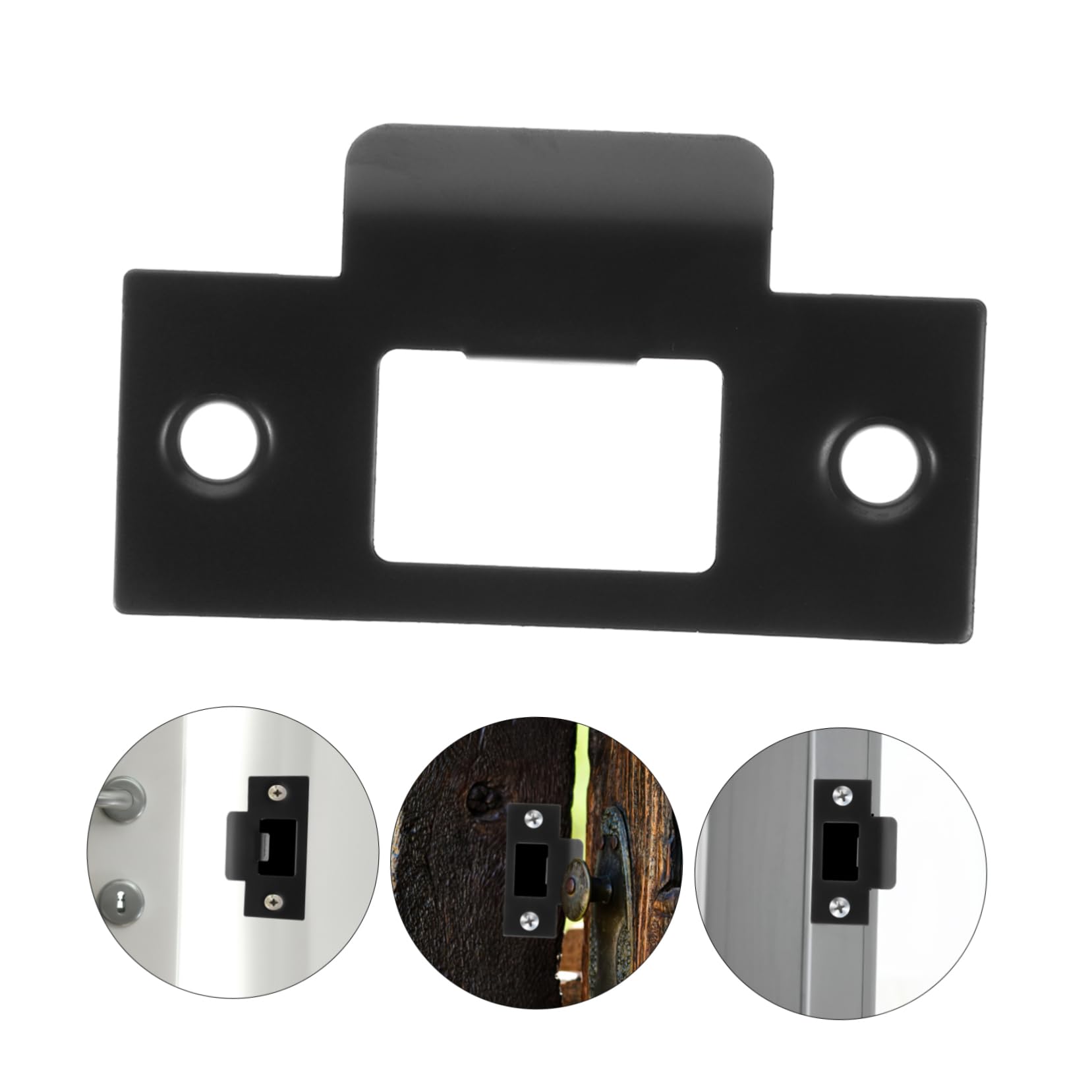 HOMSFOU 20pièces Plaques De Renforcement Pour De Porte Plaques De Gâche De Verrouillage Pour Intérieur Améliorée Effractions