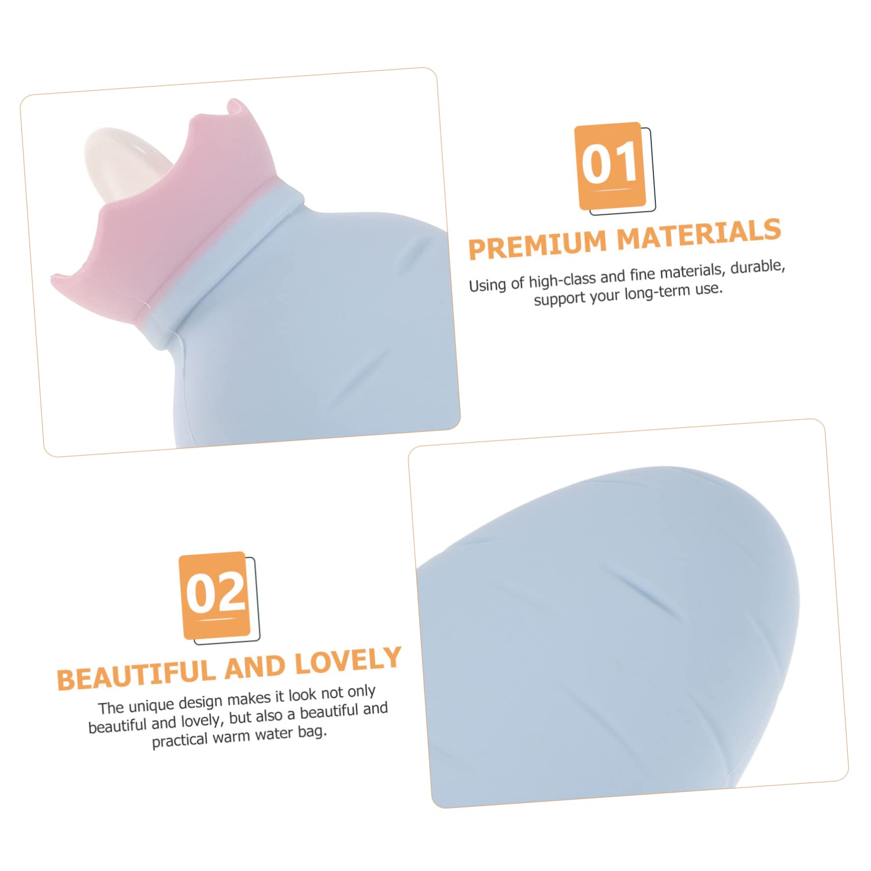 5 Juegos De Bolsas De Agua Caliente Recargables Color Amarillo Y Cómodas Calentadores De Manos Para Mujeres.