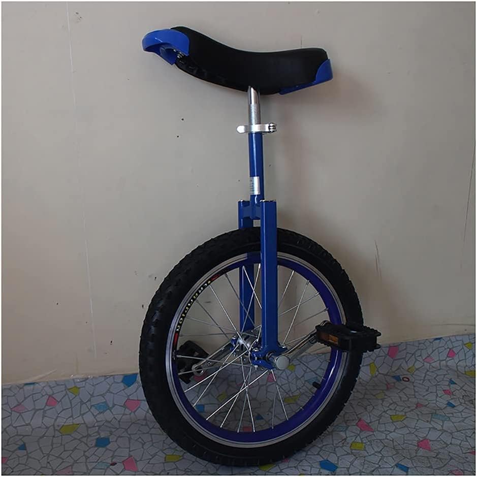 Monocycle de vélo robuste ELzEy avec roue de 18 pouces et finitions bleues