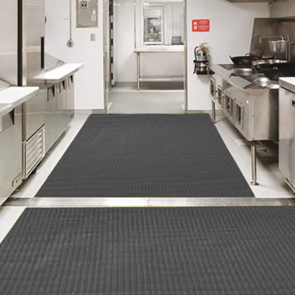 TECNAFOOD Tappeto antiscivolo e assorbente DRY-MAT per ristoranti, cucine, supermercati, negozi e banchi del fresco - rotolo di 90cm x10metri