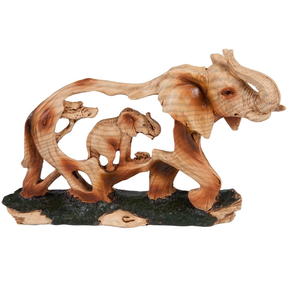 StealStreet Ss-ug-mmd-194 11,4 cm słoń w przyrodzie Woodlike biust, scena rzeźba figurka