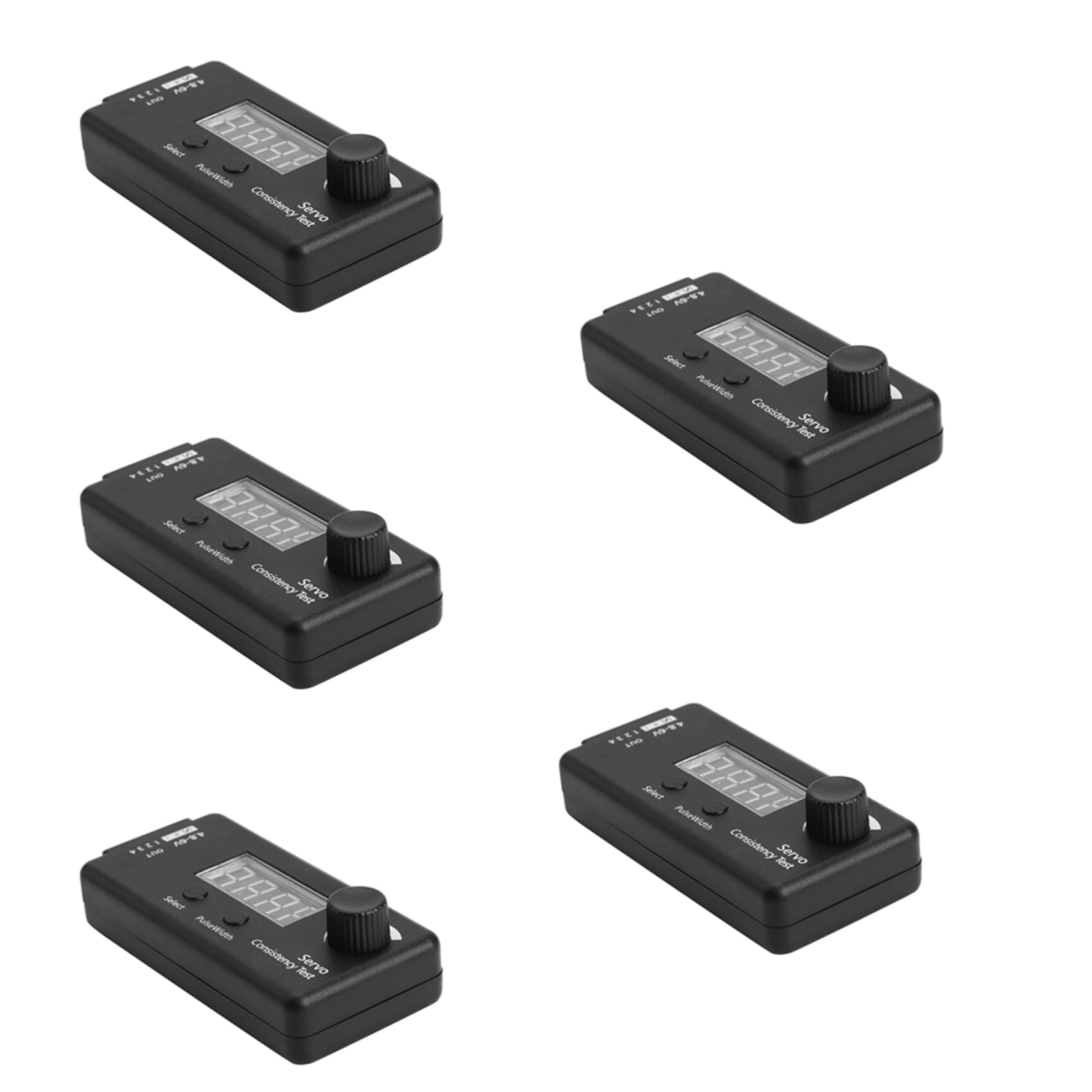 10X Mini 3 Modos Digital Servo/ESC Probador de Consistencia MedicióN del Engranaje de DireccióN para RC HelicóPtero AvióN Coche Herramienta