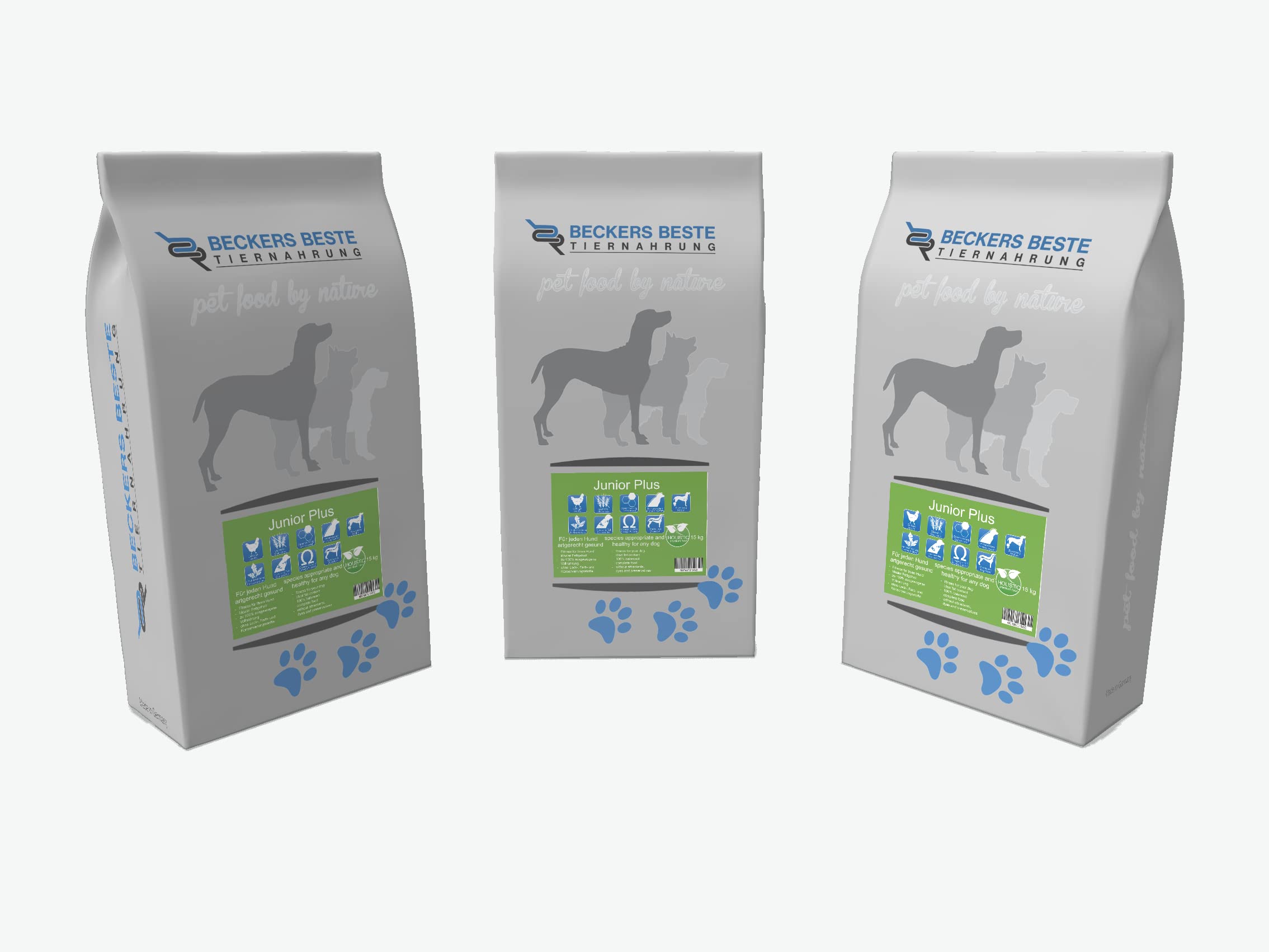 Beckers Beste - glutenfreies Welpen Hundefutter 14kg - Junior Plus Welpenfutter mit Geflügel ohne Weizen - Trockenfutter für große und kleine Hunde