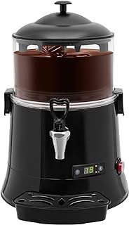 Electric Chocolate Melting Machine, Chocolate Heating and Mixing Machine, Commercial Hot Chocolate Maker Temperature Adjustable for Home Latte Cappuccino, Hot Chocolate