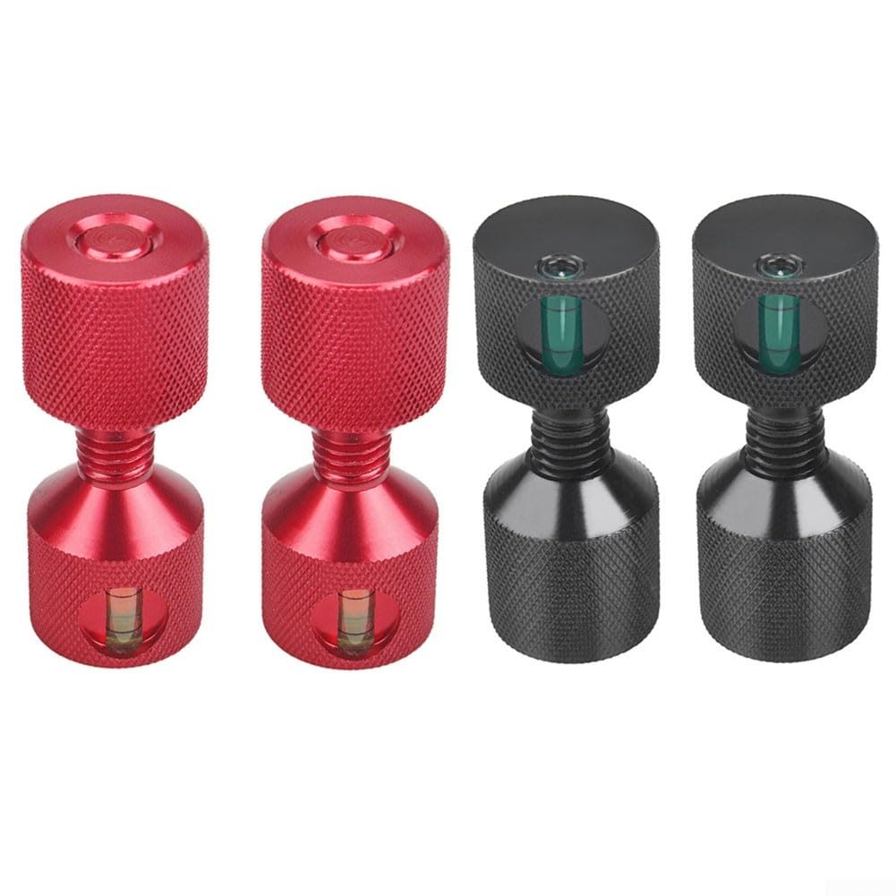 Pasadores de dos agujeros de brida 1-1/8 pulgadas Pasadores de alineación de dos agujeros y 1-1/8 pulgadas Pasadores de alineación de dos agujeros Pasador de brida de acero 2/4 piezas (rojo 4 piezas)