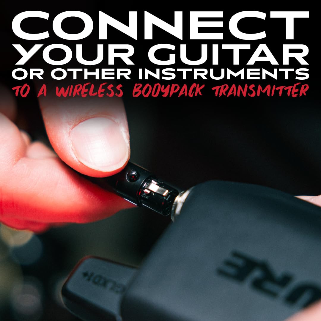 Cableworks by Gator Cases Composer Series 3-stopowy kąt prosty 1/10.2 cm do TA4F kabel instrumentowy do bezprzewodowego nadajnika Bodypack, (GCWC-TA4F-3RA)