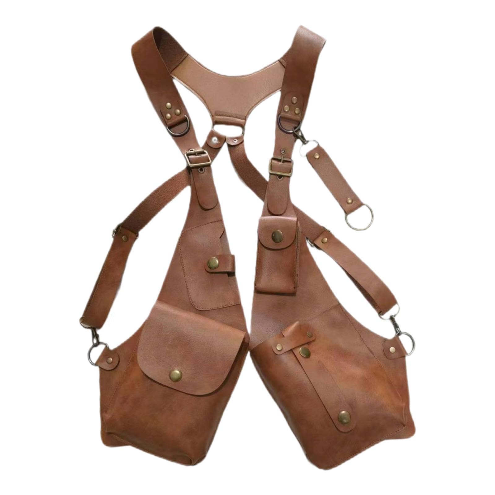 lyla Hidden Underarm Shoulder Bag Women Men Backpack for Travel Parties Steampunk Khaki-picture-43