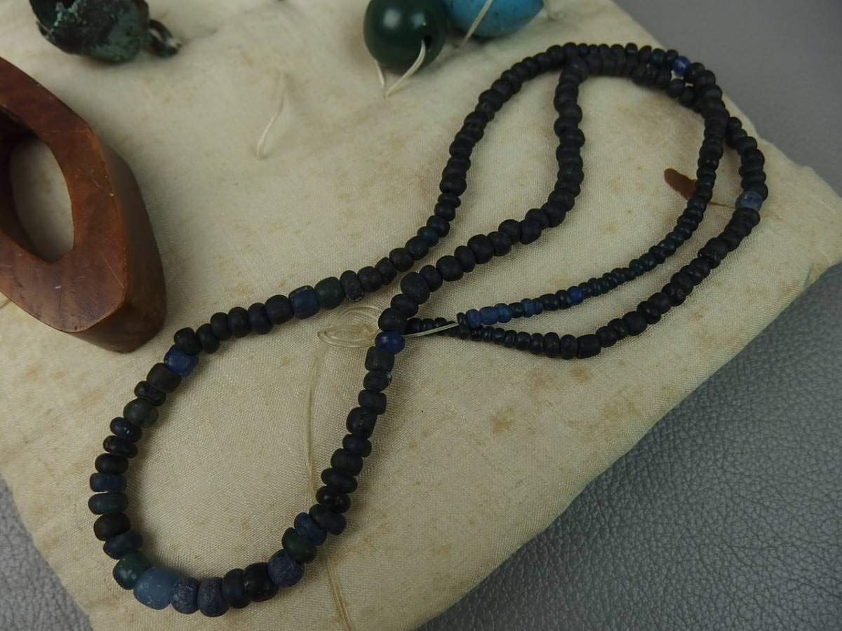 Amazon | 【骨董古民芸】古いアイヌ民族工芸首飾りタマサイアイヌ玉管