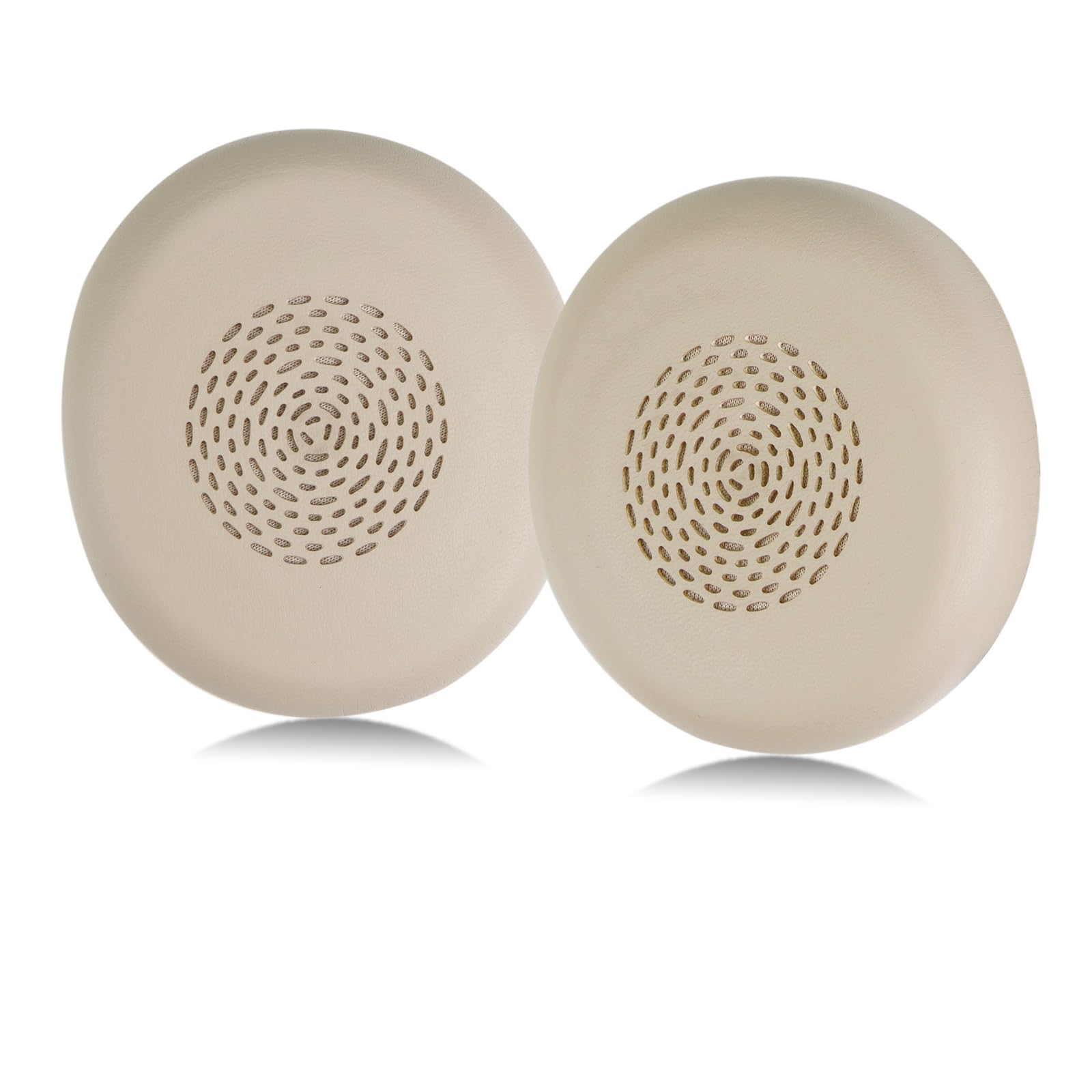 SINOWO Replacement Earpads for Jabra Evolve2 75 PC Wireless Headset,Ear Pads Cushions with Noise Isolation Memory Foam,Soft Protein Leather(Gold)