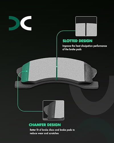 Vista 481 de SCITOO - Juego de pastillas de freno de cerámica