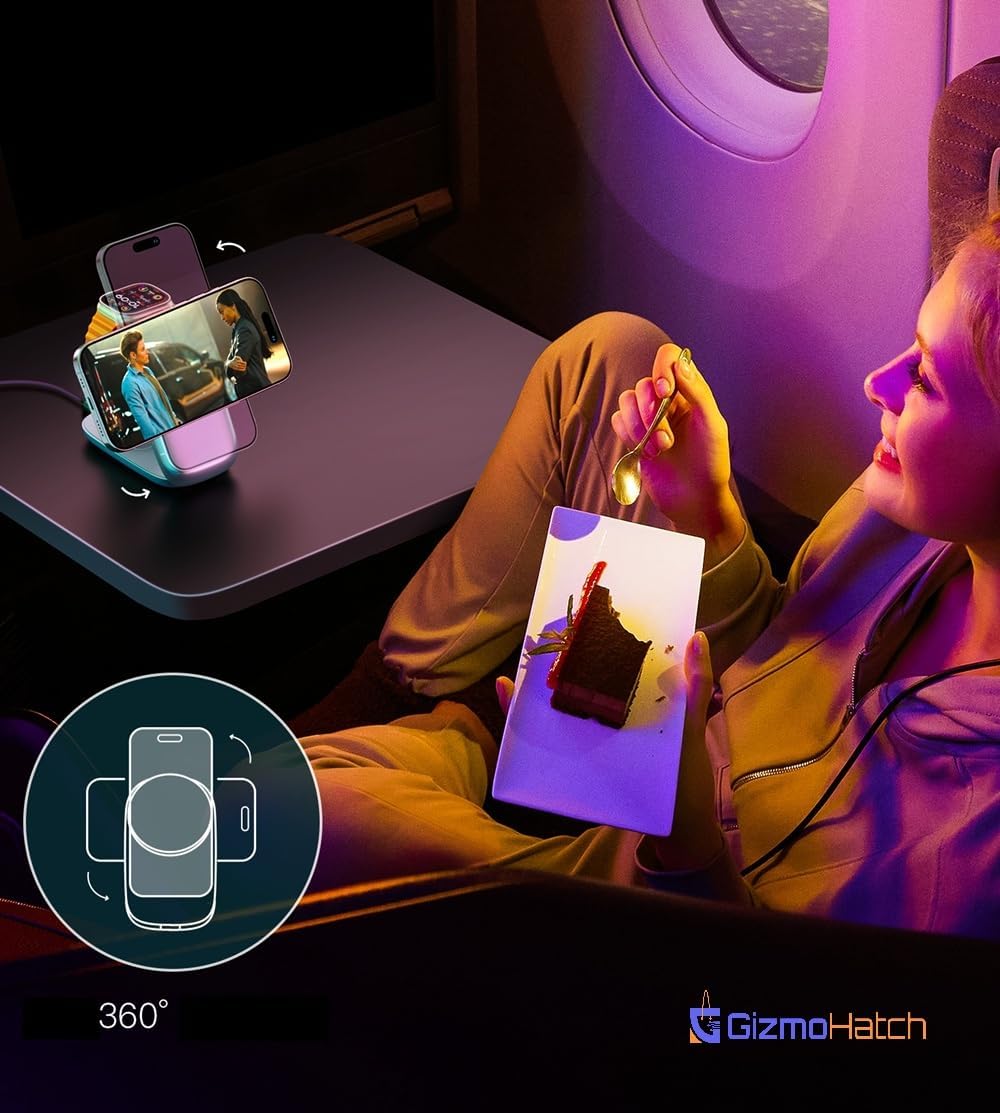 Magfold 3 in 1 Foldable Wireless Charging Stand