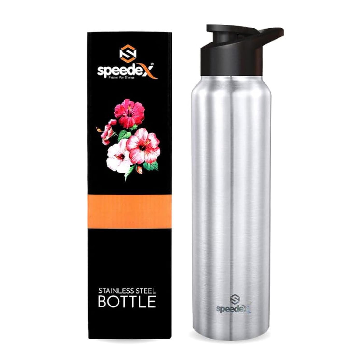 Speedex Stainless Steel Water Bottle 1 Litre, Leakproof Sipper Cap 1 Ltr, Steel Grey, Bottles 1+ Litre for School, Gym, Office, Boys, Girls, Men, Women, Kids, Fridge 1Ltr - 1000 ml - Set of 1 (B08FYWS8L8) Amazon Price History, Amazon Price Tracker