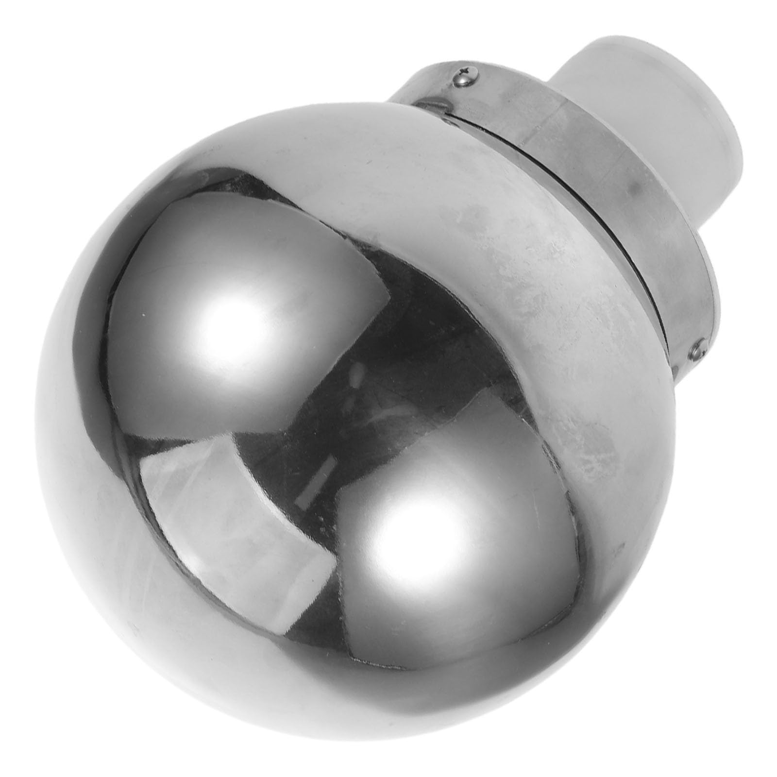 Boule de mât de drapeau rotative inox ornement supérieur 360 pour mât extérieur de jardin