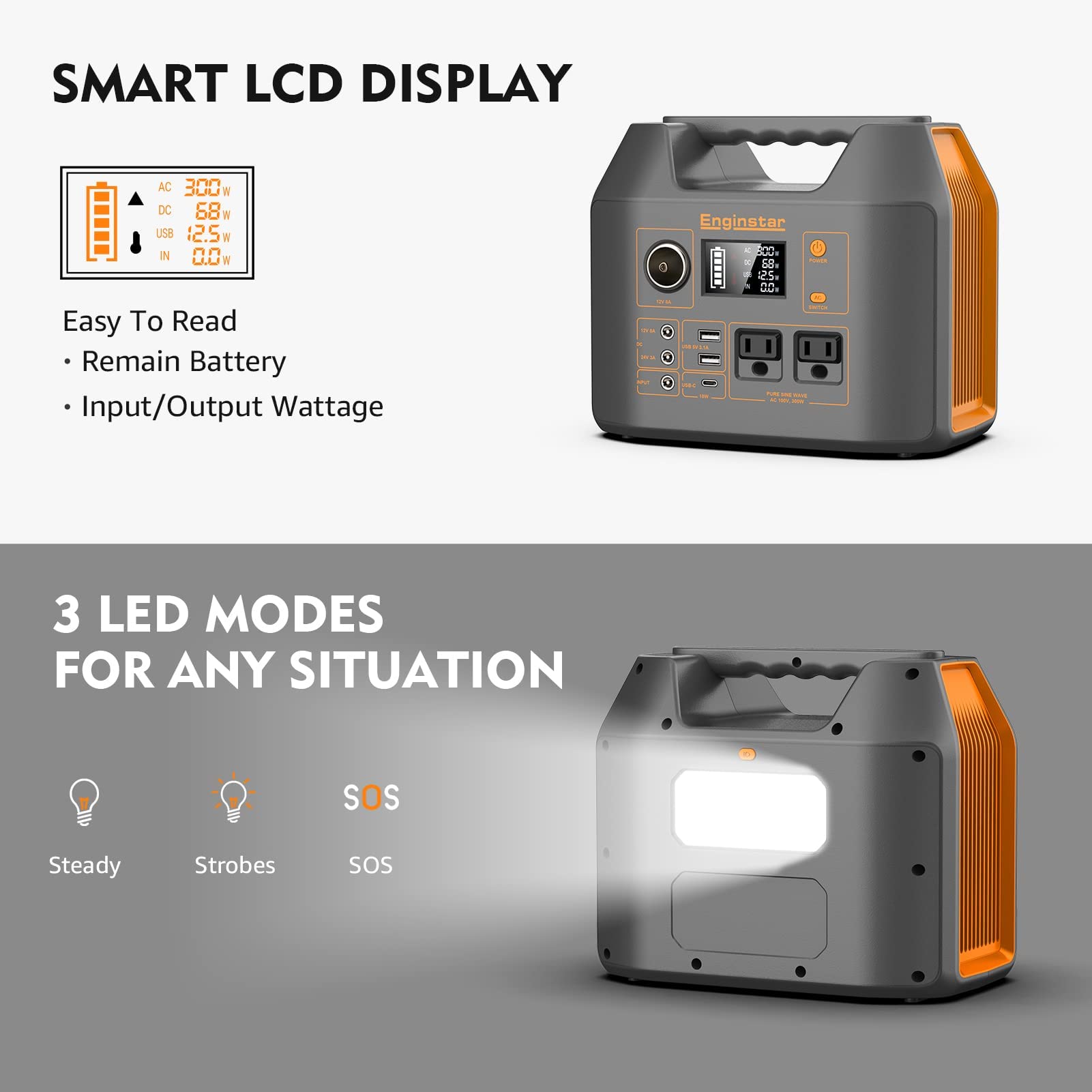 EnginStar 300W Solar Generator Kit Gallery Image
