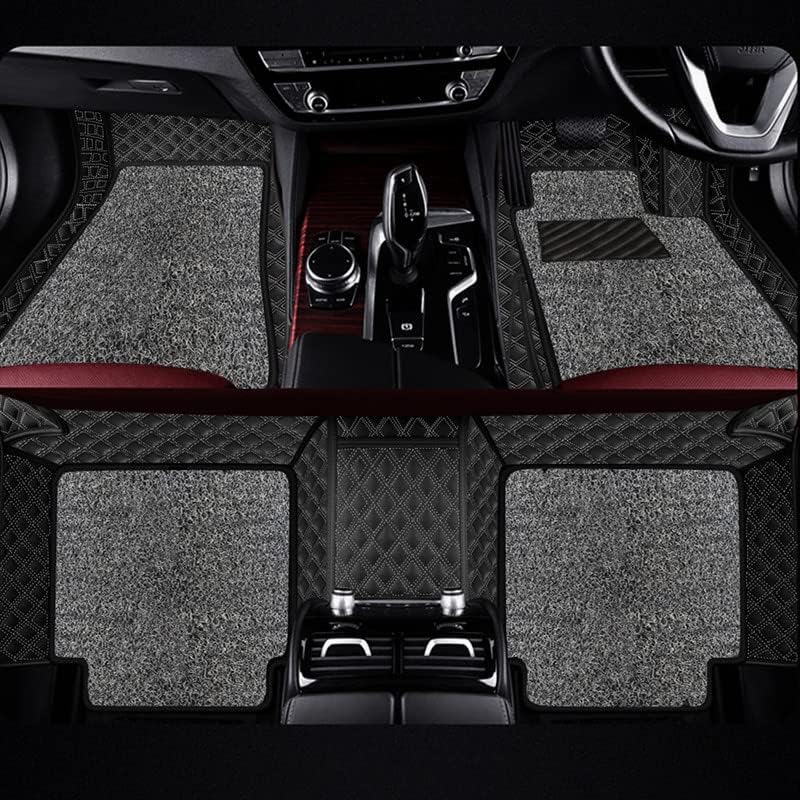 Image of Premium 7D Car Floor Mat for BYD Atto 3 | Black Silver
