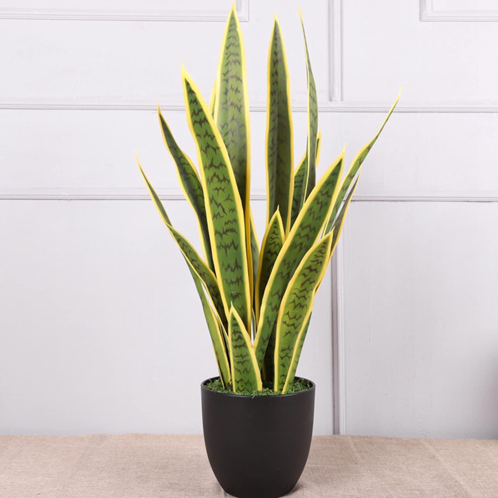 光触媒人工観葉植物フェイクグリーンサンスベリアスタンドセット