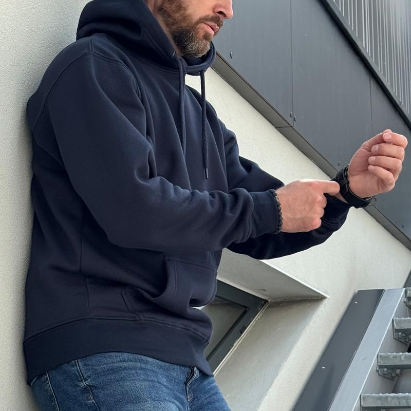 Image of Circle Clothing Men's Fleece Hoodie - Ultra Soft and Comfortable Hoodie - Heavy Weight Pullover Hoodies with Kangaroo Pocket