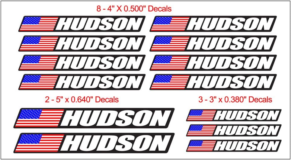 kidstinct 13 Piece Custom Bicycle Frame Name USA Decal Sticker Set - Road Bike Cycling Mountain Bike - Black Background.