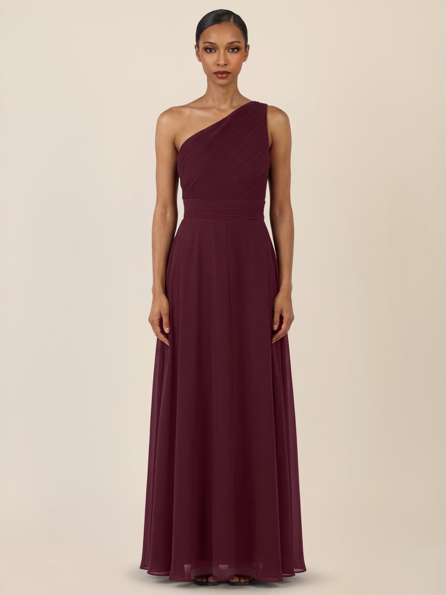 APART Fashion Damen One-Shoulder Abendkleid Kleid (1er Pack)