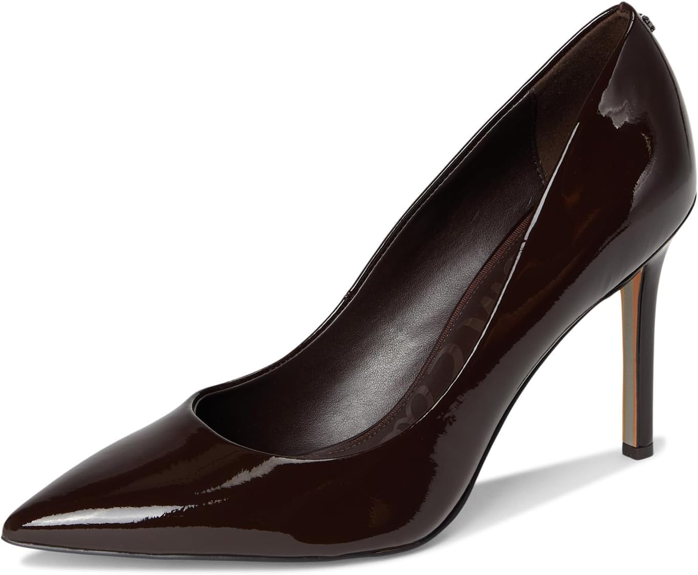 Sam Edelman Women's Hazel Pump Rich Chocolate Patent - Image 11