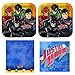 DC Comics Justice League party pack for 16, Party Supplies, Tablecover, plates, napkins by Hallmark