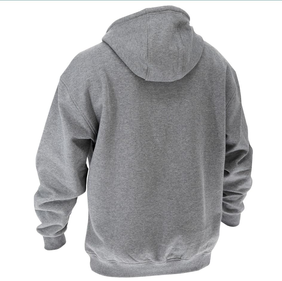 Black Stallion JF1340-GY 12 oz. AR/FR Cotton Pullover Hooded Sweatshirt, 4X-Large