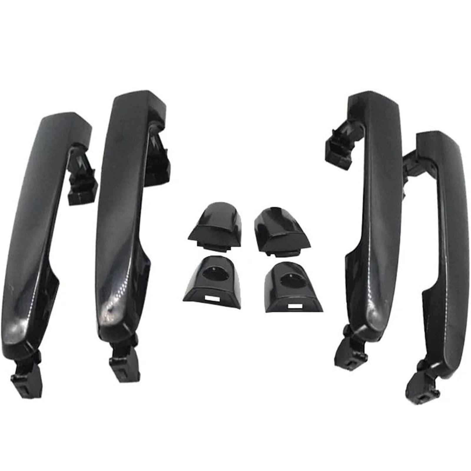 Glymzoi One Color Car Exterior Door Handles Outer Door Handle For Toyota For Corolla For Prius For Yaris For Highlander 2001-2011 4Pcs Exterior Outside