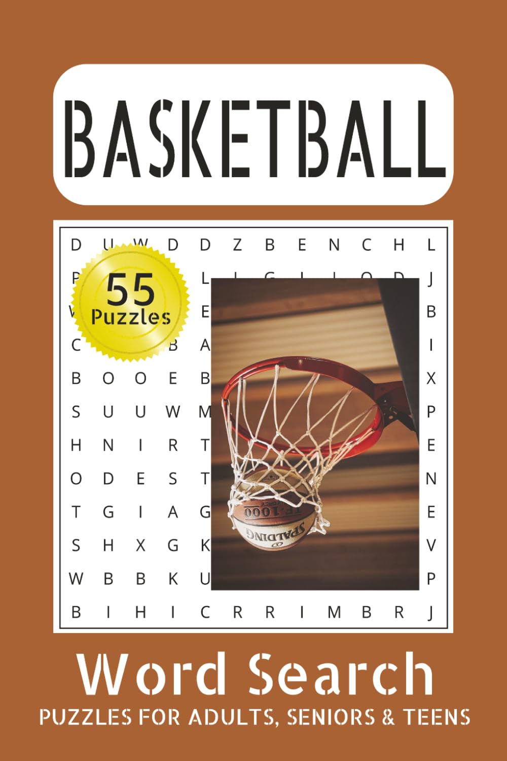 Basketball Word Search: Fun Basketball Word Search Puzzles for Kids & Adults | Perfect Gift for Sports Fans | Relaxing Brain Games | 6x9 Inches with Answer Key
