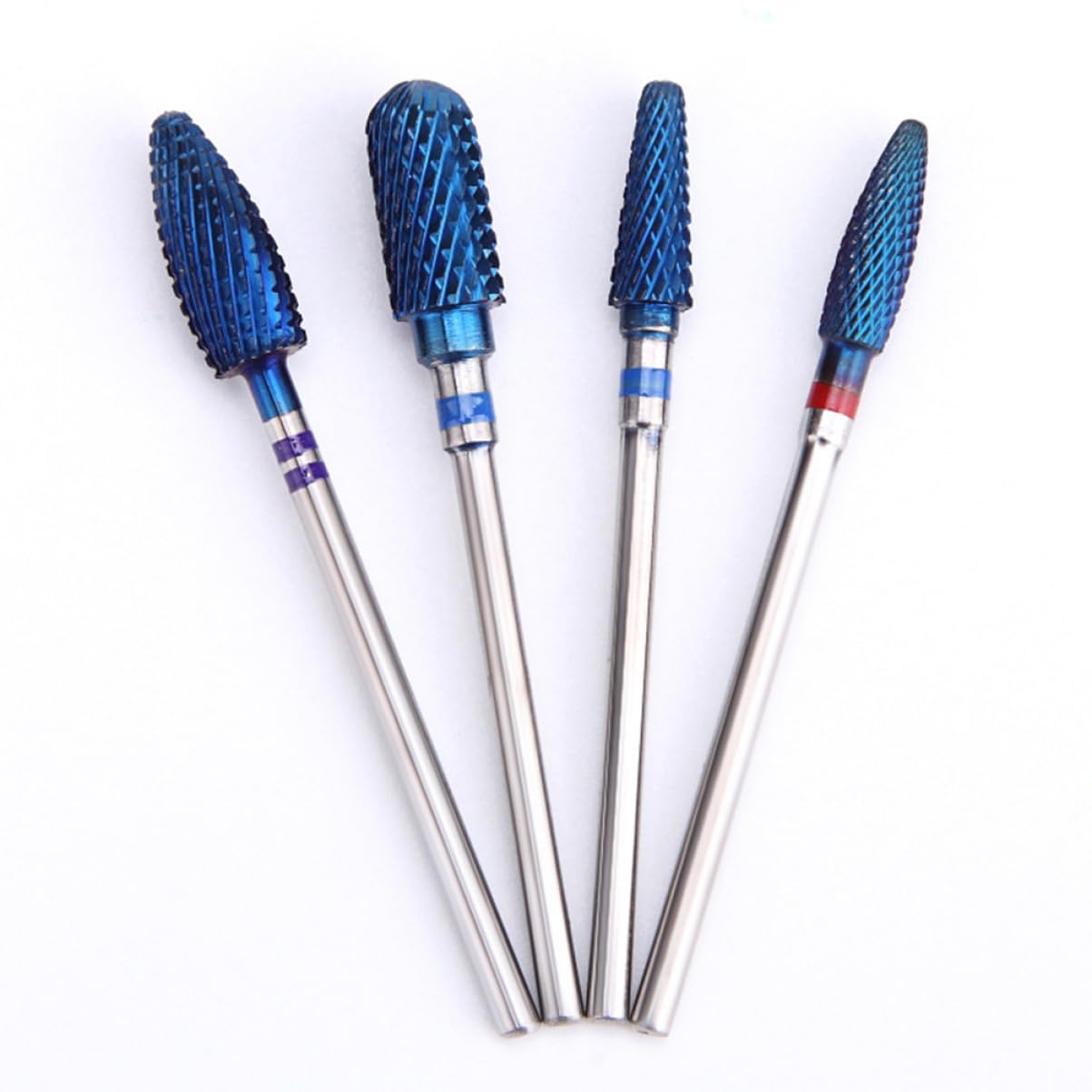 minkissy 3piezas Broca De Molienda De Tungsteno Para Uñas Accesorio Para Artistas De Uñas Cabezal De Acero De Calidad b